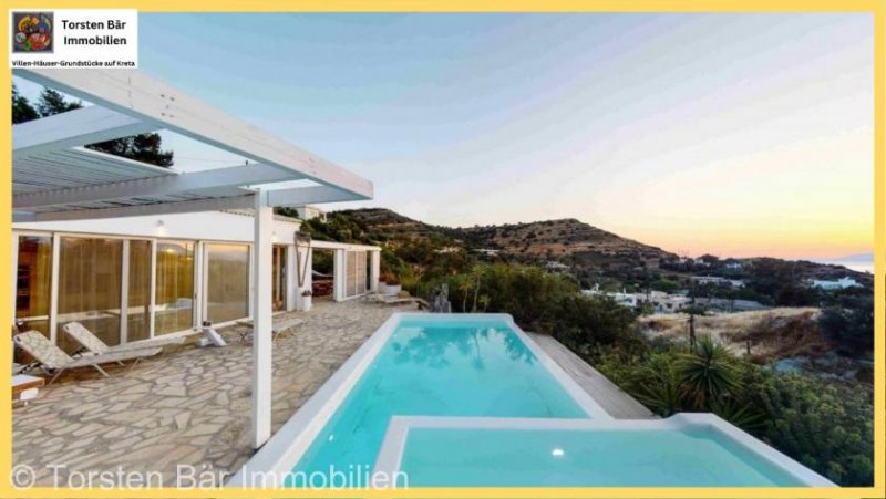 Pitsidia Kreta, Pitsidia Villa mit Meerblick ca.180m² Wfl. Haus kaufen